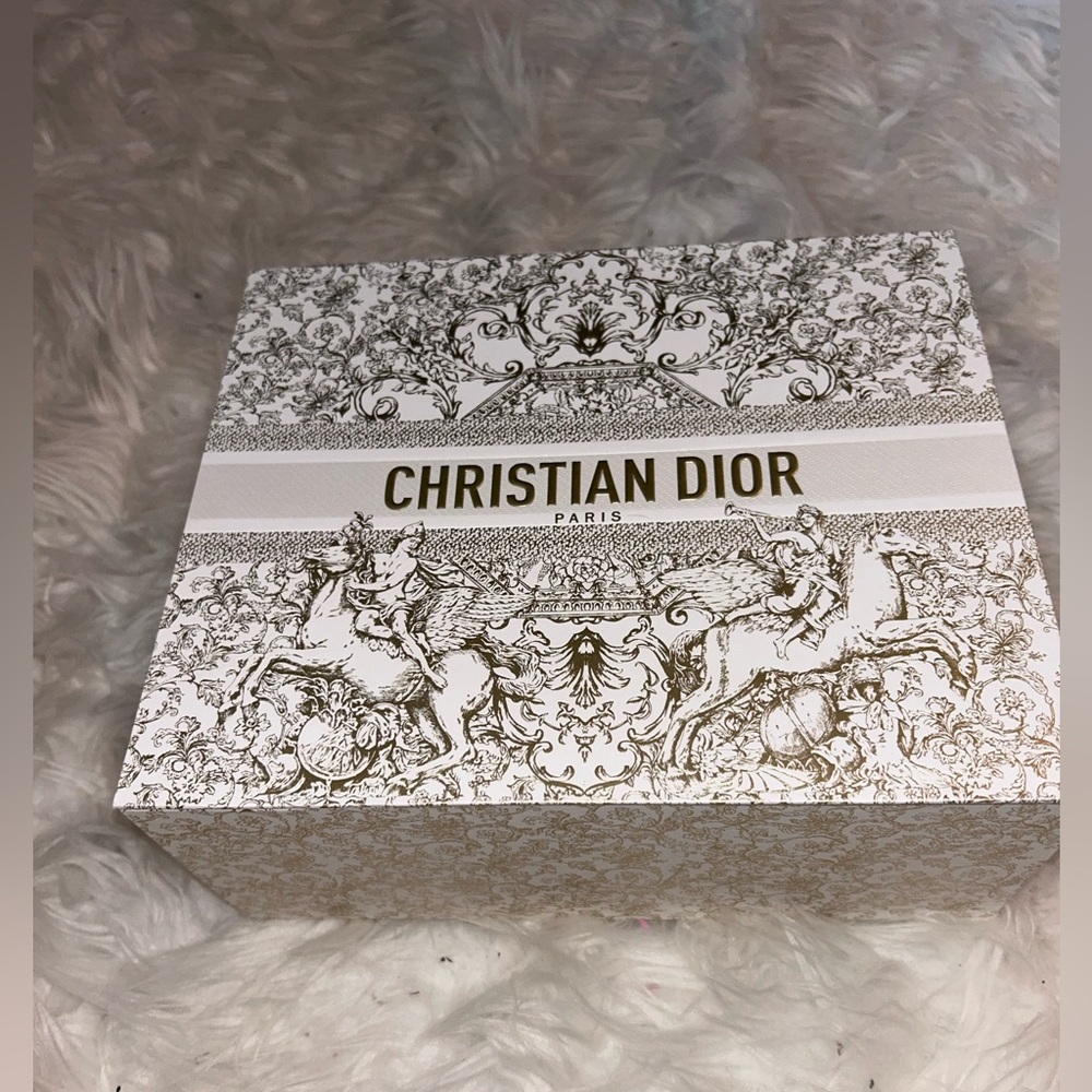 Dior White and Gold Decorative Box